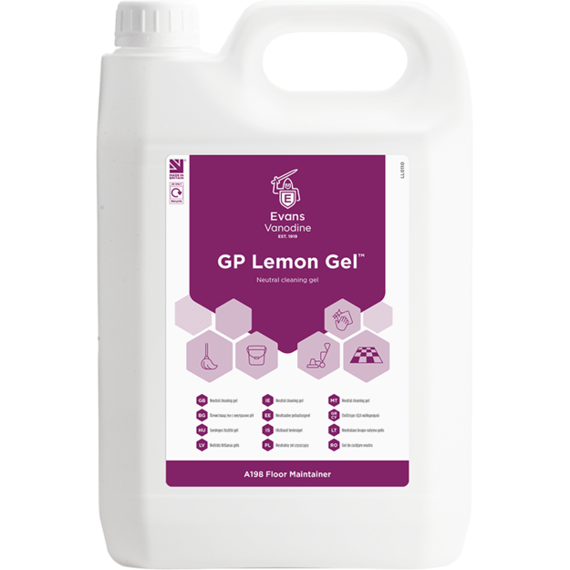 EVANS intensyvaus kvapo grindų ploviklis LEMON GEL, 5L