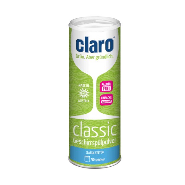 Ekologiški indaplovių milteliai CLARO Classic 900g - 50 skalbimų