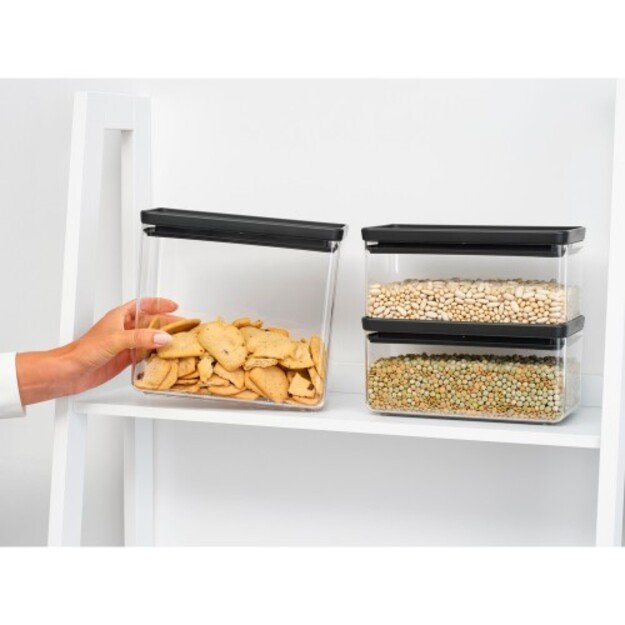  Indai biriems produktams Brabantia TASTY+, tamsiai pilkos sp., 3 vnt., 2x1.5L ir 1x3.5L