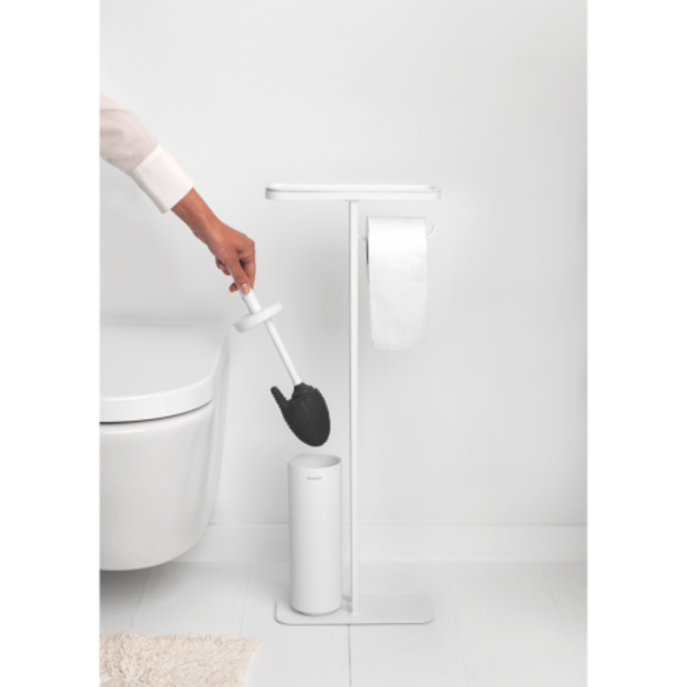 Brabantia stovas tualeto priemonėms MindSet, Mineral Fresh white spalva