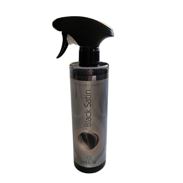 Skystas purškiamas audinių-oro gaiviklis Spring Air, Black Satin, 500 ml