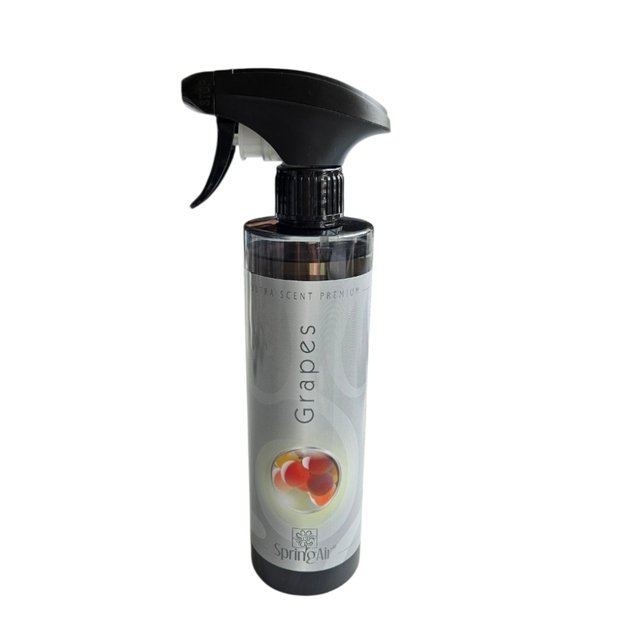 Skystas purškiamas audinių-oro gaiviklis Spring Air, Grapes AP, 500ml