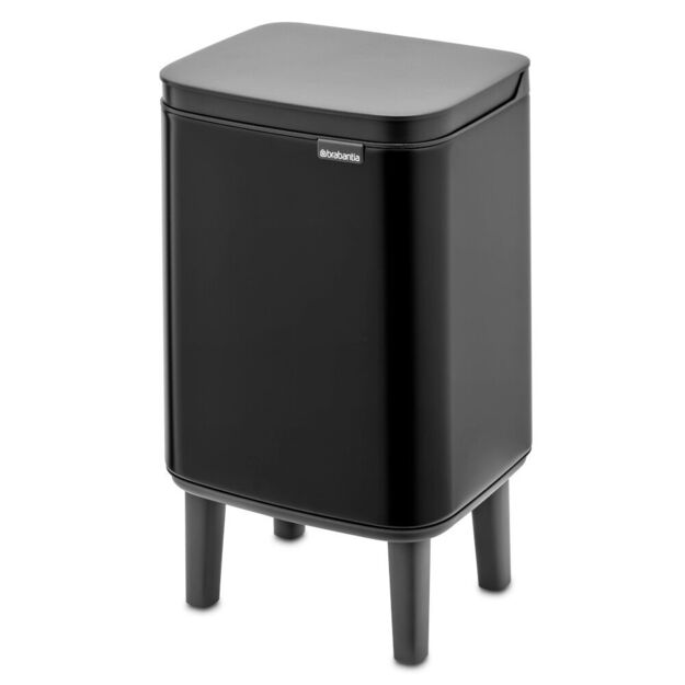 Šiukšlių dėžė, Brabantia Bo Hi 4L, matt black, 227028 1
