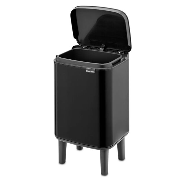 Šiukšlių dėžė, Brabantia Bo Hi 4L, matt black, 227028 2