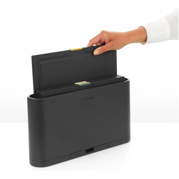 Pjaustymo lentelių rinkinys Brabantia, tamsiai pilkas, 4 vnt. 2