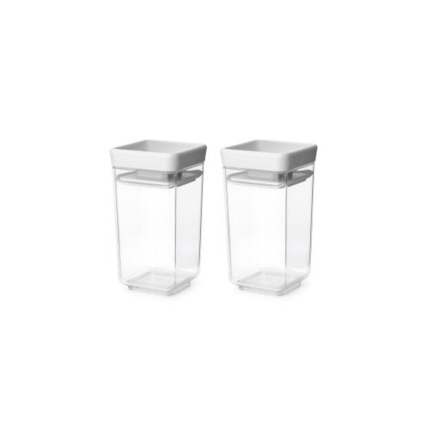 Indai biriems produktams Brabantia TASTY+, šviesiai pilkos sp., 2 vnt. 150 ml