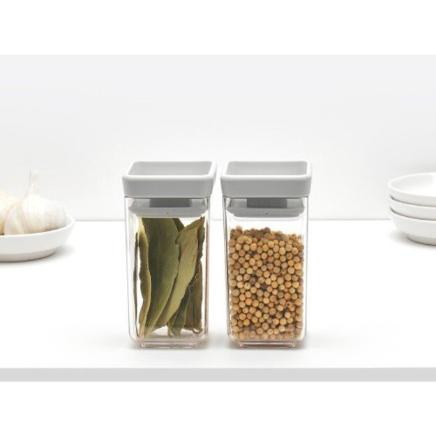 Indai biriems produktams Brabantia TASTY+, šviesiai pilkos sp., 2 vnt. 150 ml