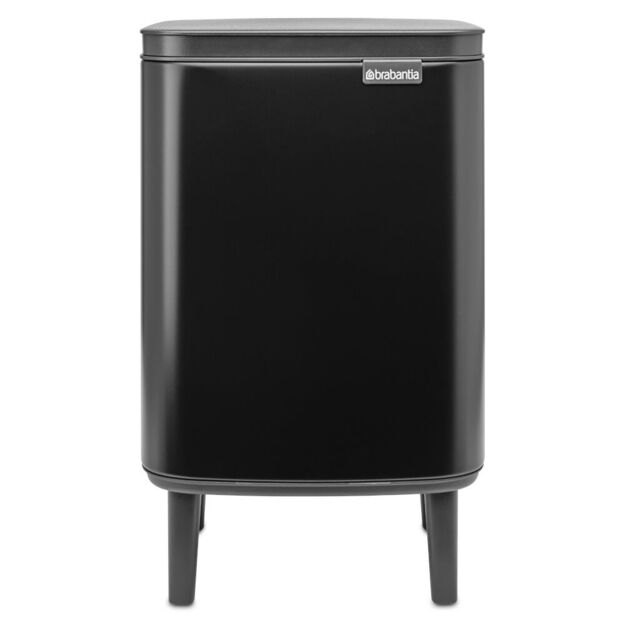 Šiukšlių dėžė, Brabantia Bo Hi 7L, matt black, 227141