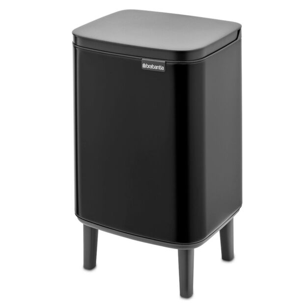 Šiukšlių dėžė, Brabantia Bo Hi 7L, matt black, 227141 1