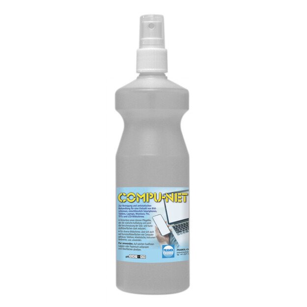 Kompiuterių ekranų ir sintetinių paviršių valiklis su antistatiniu poveikiu COMPU-NET, 200ml PRAMOL CHEMIE