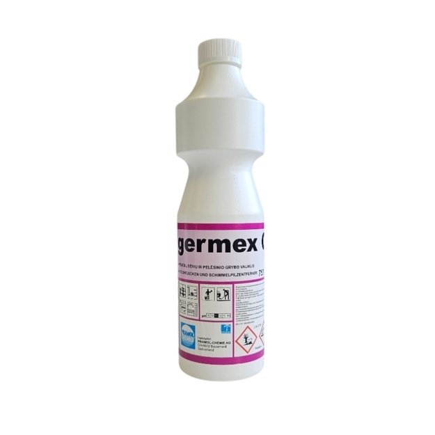 Stipraus poveikio valiklis, šalinantis pelėsių dėmes ir pelėsinį grybą GERMEX C 750ML PRAMOL CHEMIE