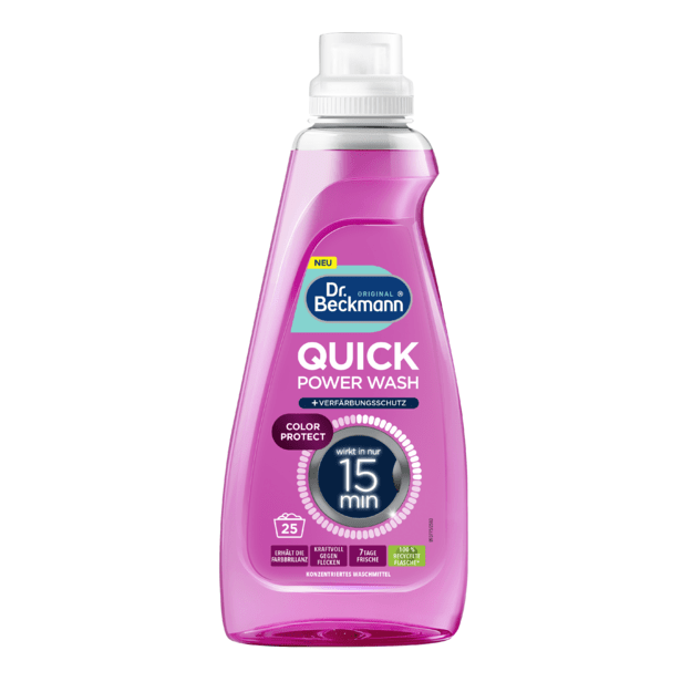 Dr. Beckmann Quick Power Wash skystas skalbiklis spalvotiems drabužiams, 800 ml