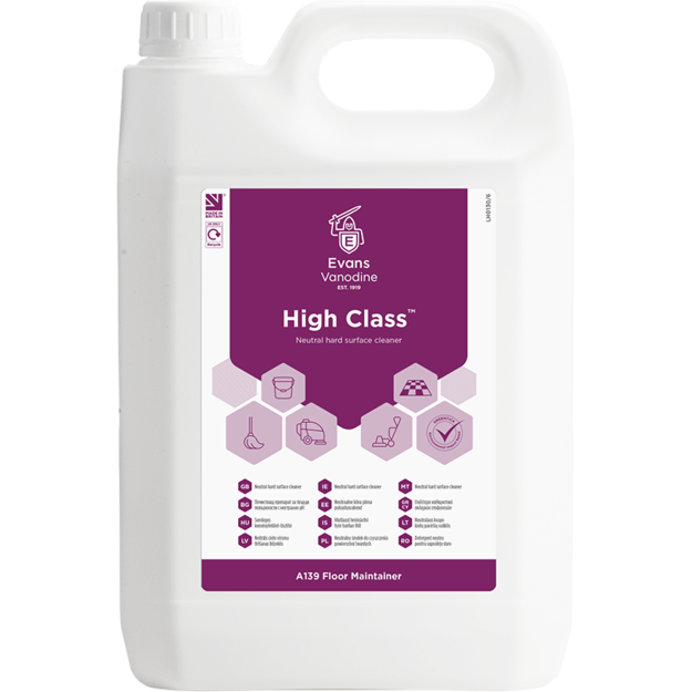 EVANS neutralus kieto paviršiaus valiklis High Class, 5L