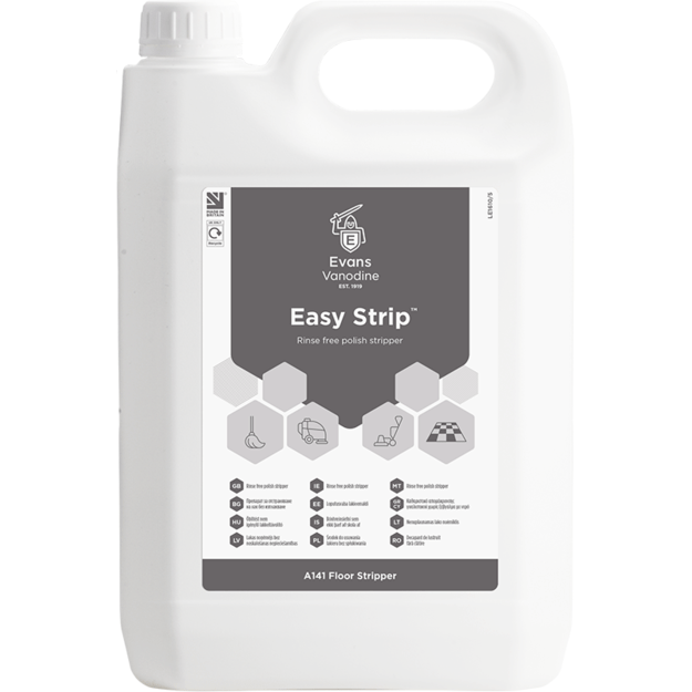 EVANS EASY STRIP Grindų vaško nuėmimo priemonė, 5L