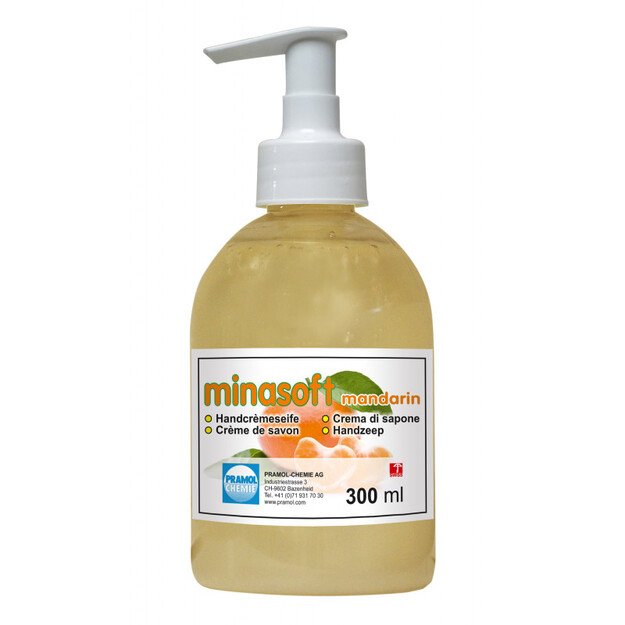 Kreminis rankų muilas MINASOFT MANDARIN, 300ml PRAMOL CHEMIE