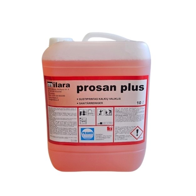 Sanitarinis valiklis PROSAN PLUS, 10L PRAMOL CHEMIE
