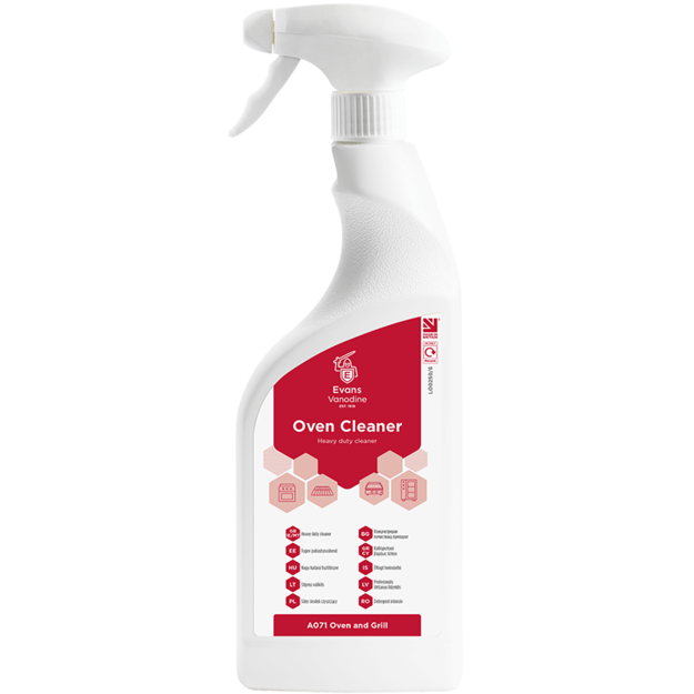 EVANS efektyvus orkaičių valiklis OVEN CLEANER, 750ML