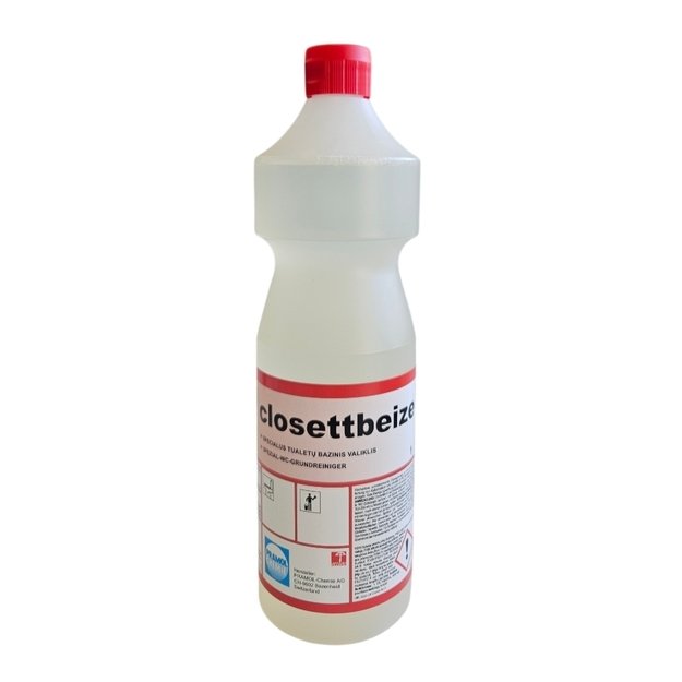 Tualetų ir pisuarų valiklis CLOSETTBEIZE, 1L PRAMOL CHEMIE