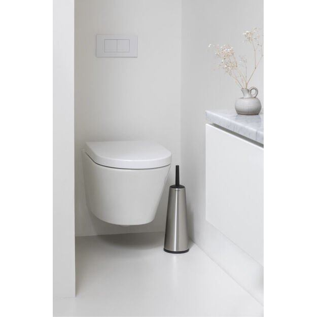 Tualeto šepetys su laikikliu RENEW, matinio metalo, Brabantia 3