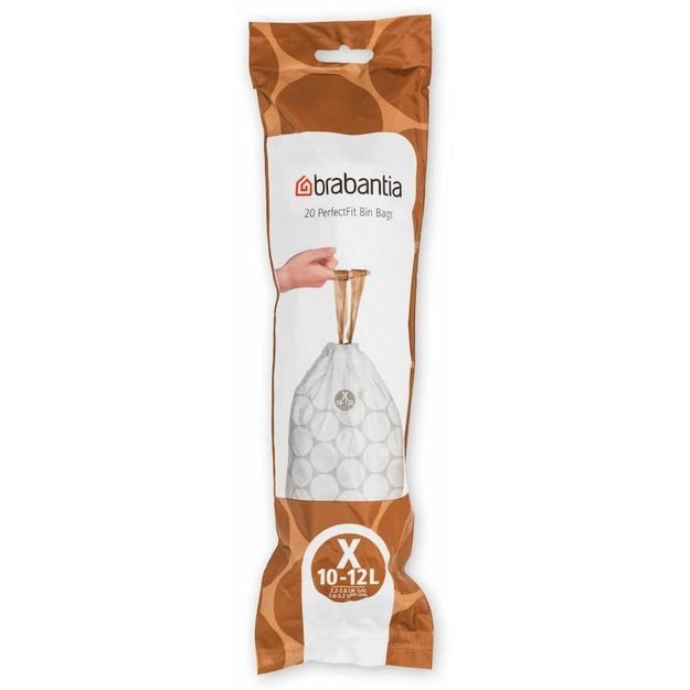 Brabantia maišai šiukšlėms (X), 10-12L, 20 vnt.