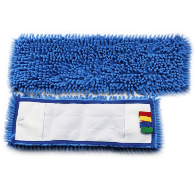 Šluostė grindims su kišenėmis Chenille M-Microfiber, mėlyna, 40x13CM