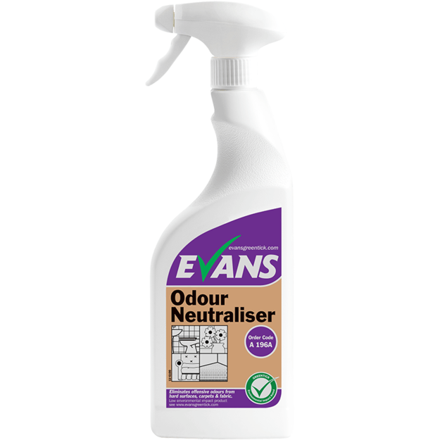 EVANS kvapų naikinimo priemonė įvairioms patalpoms ODOUR NEUTRALISER, 750ML